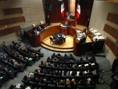 Aspecto de la sala de magistrados del Tribunal Federal Electoral durante una emisión resolutiva. EFE/archivo
